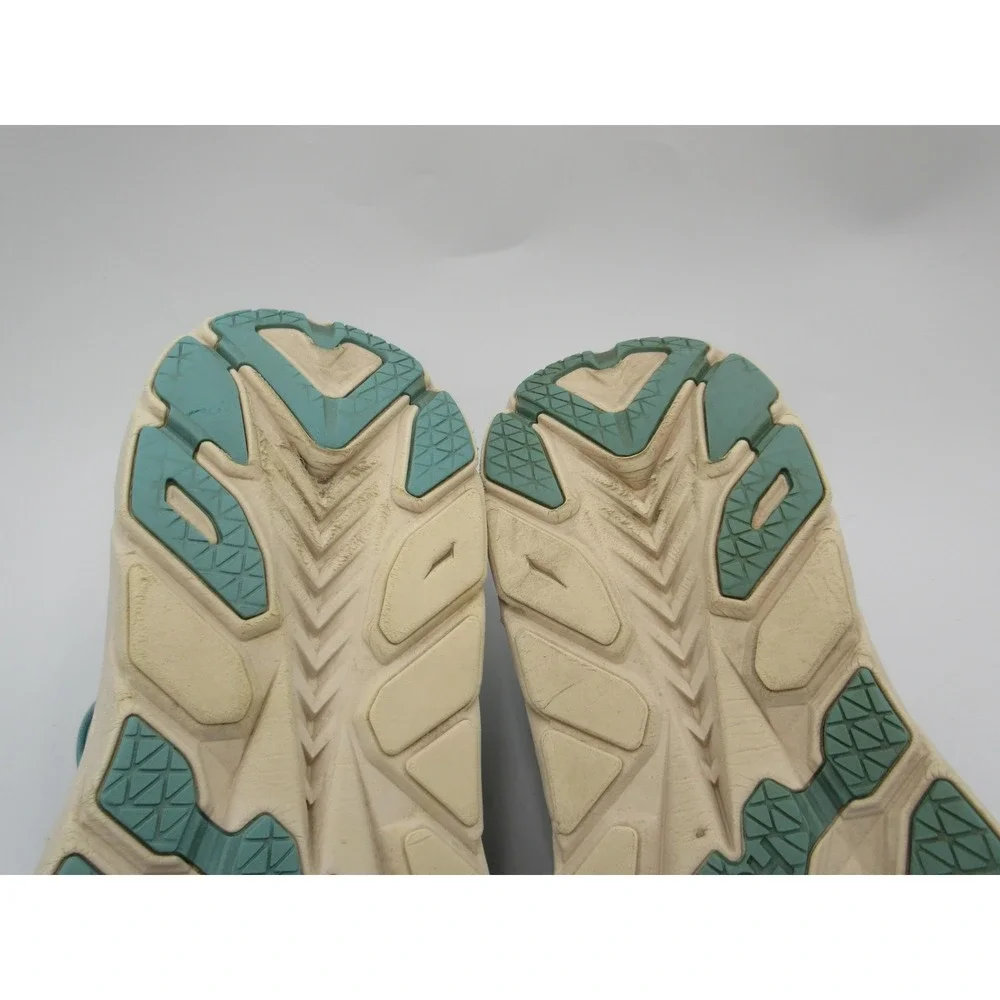 HOKA Clifton 8 Shoes Womens‎ Size 8 Blue Teal Red Running Cushioned 1119394 AEBL